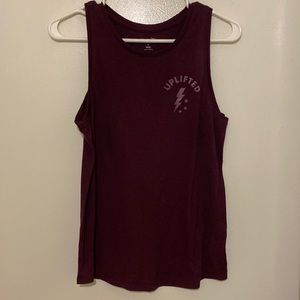 Maroon Fitness Tank Top / Size M